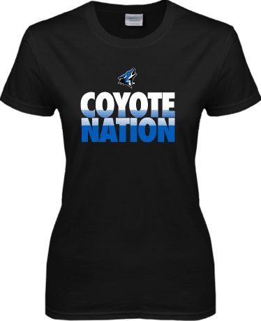 Cal State San Bernardino Womens Short Sleeve Tee Coyote Nation - ONLINE ONLY