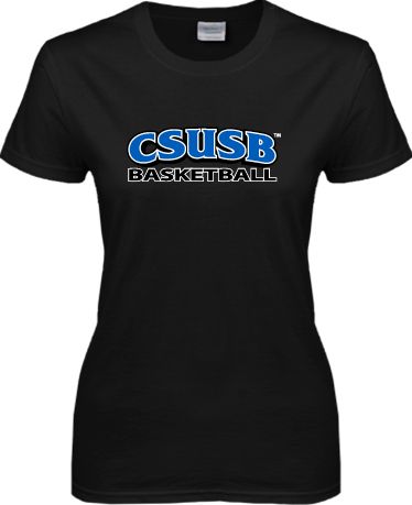 Cal State San Bernardino Ladies T Shirt Basketball - ONLINE ONLY