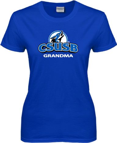 Cal State San Bernardino Ladies T Shirt Grandma - ONLINE ONLY