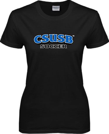 Cal State San Bernardino Ladies T Shirt Soccer - ONLINE ONLY