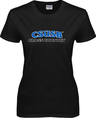 Cal State San Bernardino Ladies T Shirt Cross Country - ONLINE ONLY