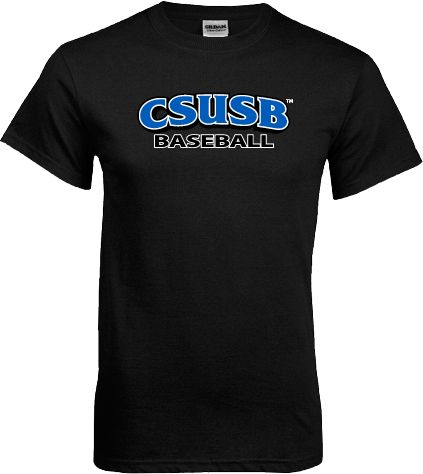 Cal State San Bernardino T Shirt Baseball - ONLINE ONLY