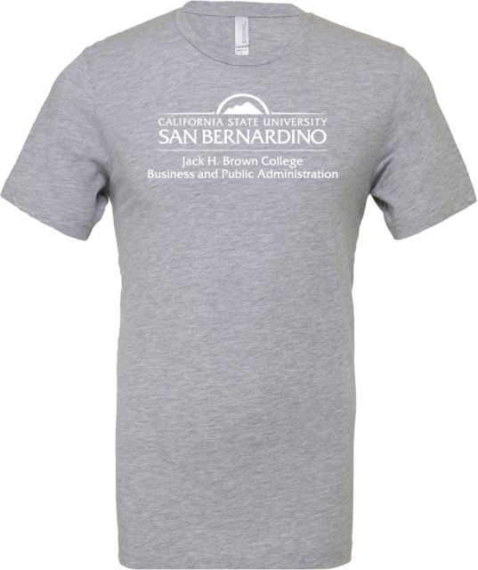 Cal State San Bernardino Bella + Canvas CVC T Shirt Jack H College Business and Public Administration - CSUSB - ONLINE ONLY