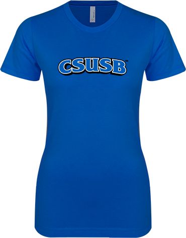 Cal State San Bernardino Next Level Womens Boyfriend Tee CSUSB - ONLINE ONLY