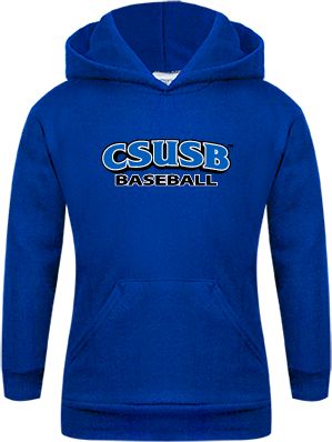 Cal State San Bernardino Youth Fleece Hoodie Baseball - ONLINE ONLY