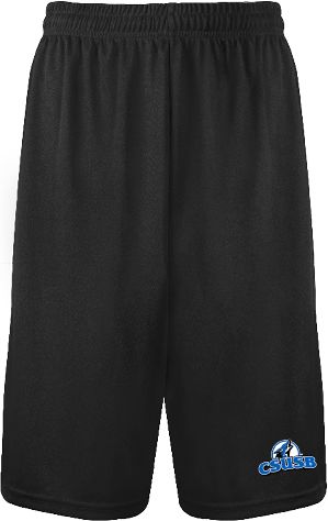 Cal State San Bernardino Performance Classic 9 Inch Short Primary Logo - ONLINE ONLY