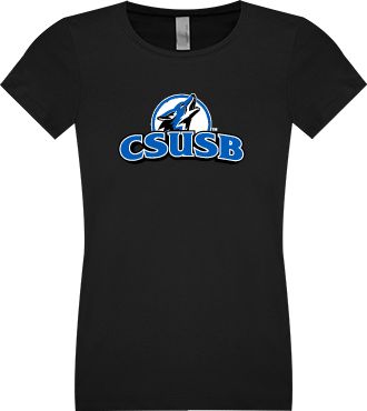 Cal State San Bernardino Next Level Girls Fashion Fit T Shirt Primary Logo - ONLINE ONLY