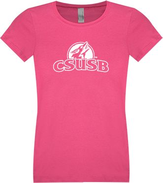 Cal State San Bernardino Next Level Girls Fashion Fit T Shirt Primary Logo - ONLINE ONLY