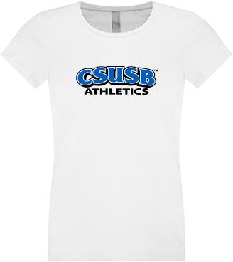 Cal State San Bernardino Next Level Girls Fashion Fit T Shirt CSUSB Athletics - ONLINE ONLY