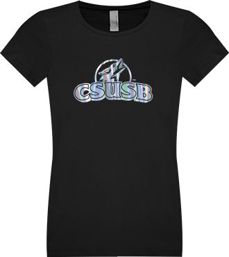 Cal State San Bernardino Next Level Girls Fashion Fit T Shirt Cal State San Bernardino Primary Logo - ONLINE ONLY