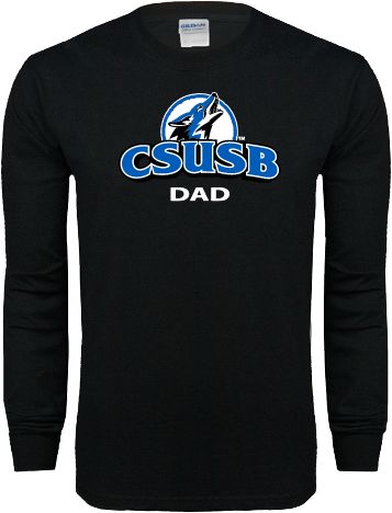 Cal State San Bernardino Long Sleeve T Shirt Dad - ONLINE ONLY