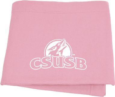 Cal State San Bernardino Sweatshirt Blanket Primary Logo - ONLINE ONLY