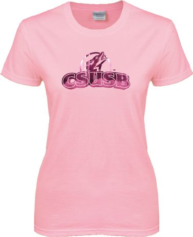 Cal State San Bernardino Womens Short Sleeve Tee Cal State San Bernardino Primary Logo - ONLINE ONLY