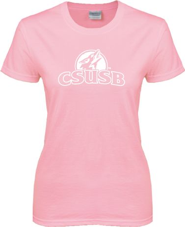 Cal State San Bernardino Womens Short Sleeve Tee Primary Logo - ONLINE ONLY