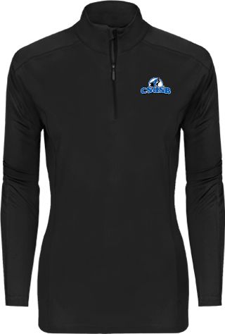 Cal State San Bernardino Syntrel Womens Interlock 1/4 Zip Primary Logo - ONLINE ONLY