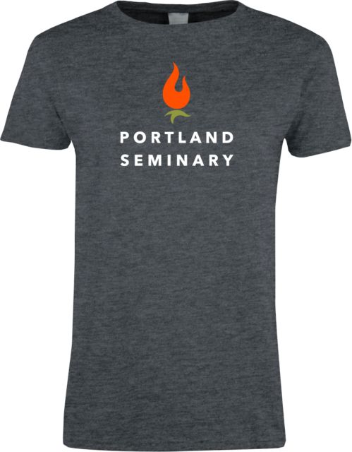 George Fox Ladies T Shirt Portland Seminary Stacked - ONLINE ONLY