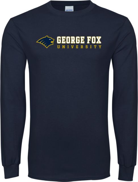 George Fox Long Sleeve T Shirt George Fox University w/ Bear Flat - ONLINE ONLY