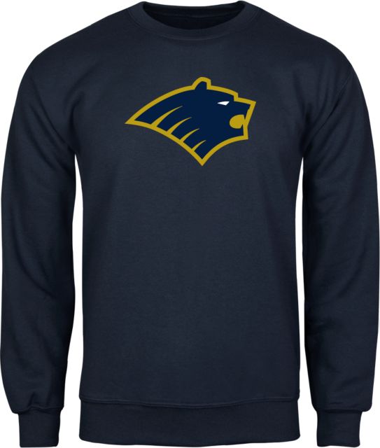 George Fox Fleece Crew Bear Head - ONLINE ONLY