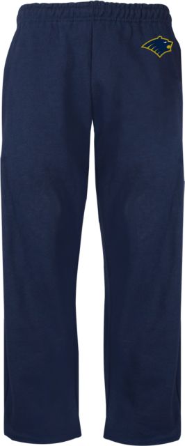 George Fox Fleece Open Bottom Pant Bear Head - ONLINE ONLY