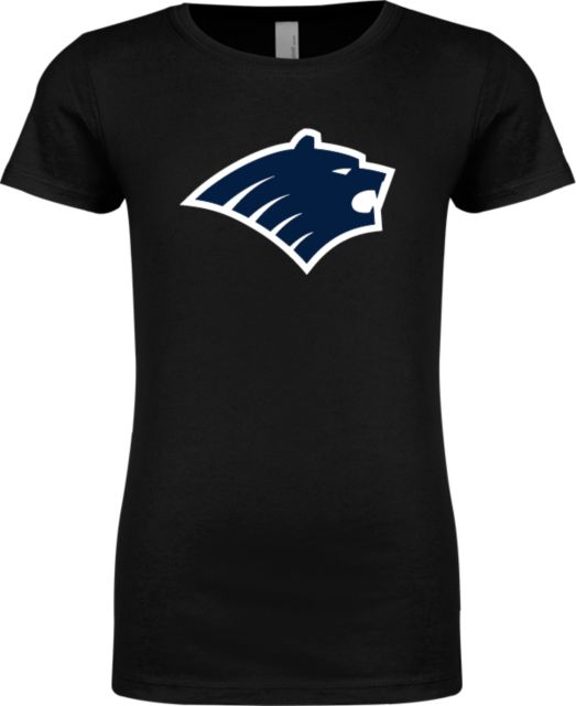 George Fox Next Level Girls Fashion Fit T Shirt Bear Head - ONLINE ONLY