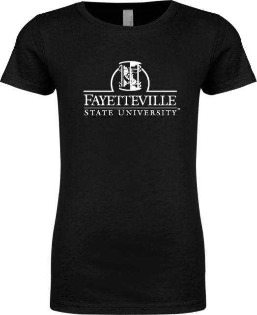 Fayetteville Next Level Girls Fashion Fit T Shirt Fayetteville State University Logo - ONLINE ONLY