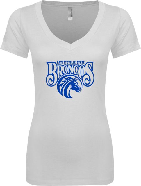 Fayetteville Next Level Ladies Junior Fit Ideal V Tee Official Logo - ONLINE ONLY