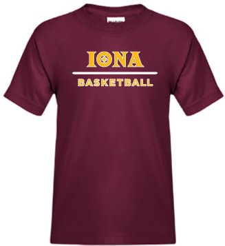 Iona Youth T Shirt Basketball - ONLINE ONLY