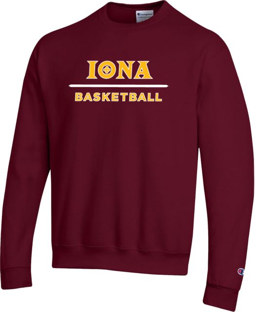 Iona Champion Fleece Crew Basketball - ONLINE ONLY