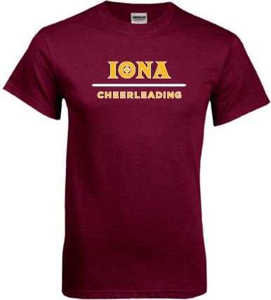 Iona T Shirt Cheerleading - ONLINE ONLY