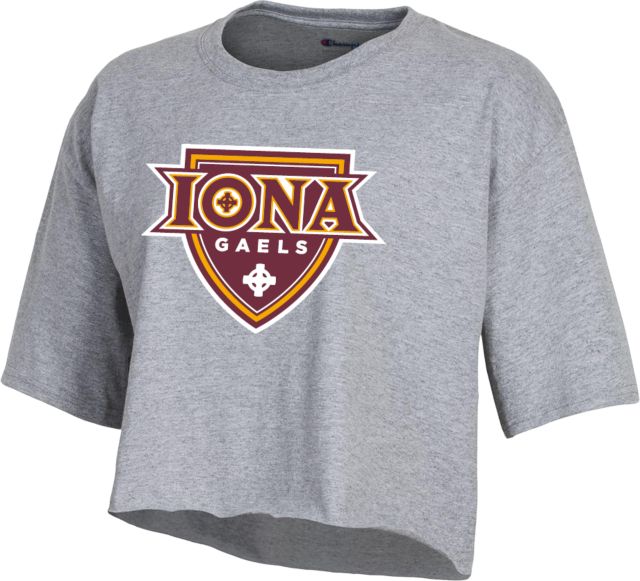 Iona Champion Crop Tee Athletic Mark - ONLINE ONLY