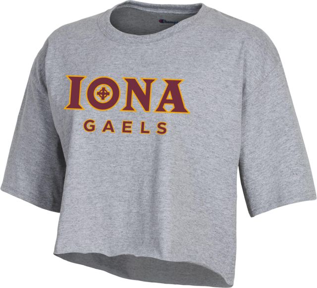 Iona Champion Crop Tee Primary Wordmark - ONLINE ONLY