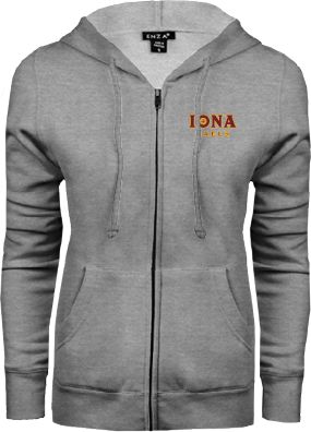 Iona ENZA Womens Fleece Full Zip Hoodie Official Logo - ONLINE ONLY