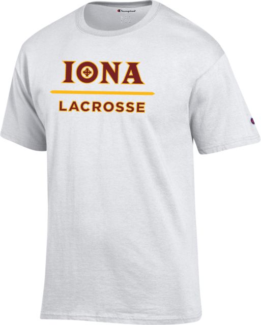 Iona Champion T Shirt Lacrosse - ONLINE ONLY