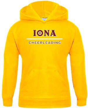 Iona Youth Fleece Hoodie Cheerleading - ONLINE ONLY