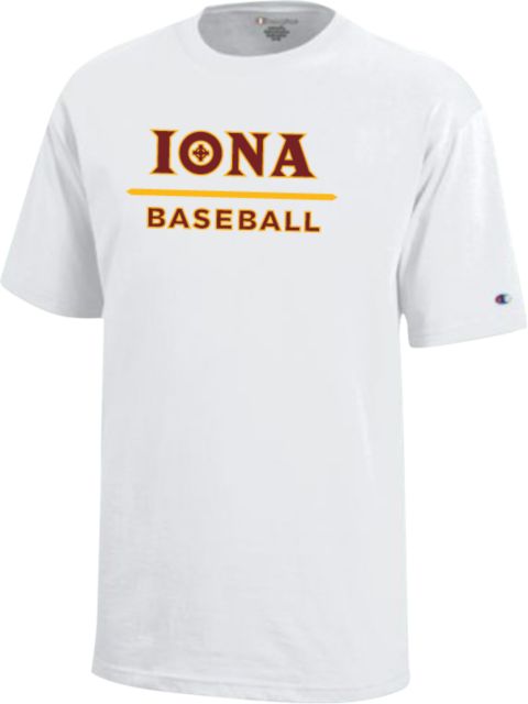 Iona Youth Champion Short Sleeve Tee Baseball - ONLINE ONLY