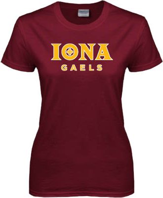 Iona Womens Short Sleeve Tee Official Logo - ONLINE ONLY