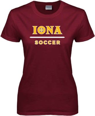 Iona Womens Short Sleeve Tee Soccer - ONLINE ONLY