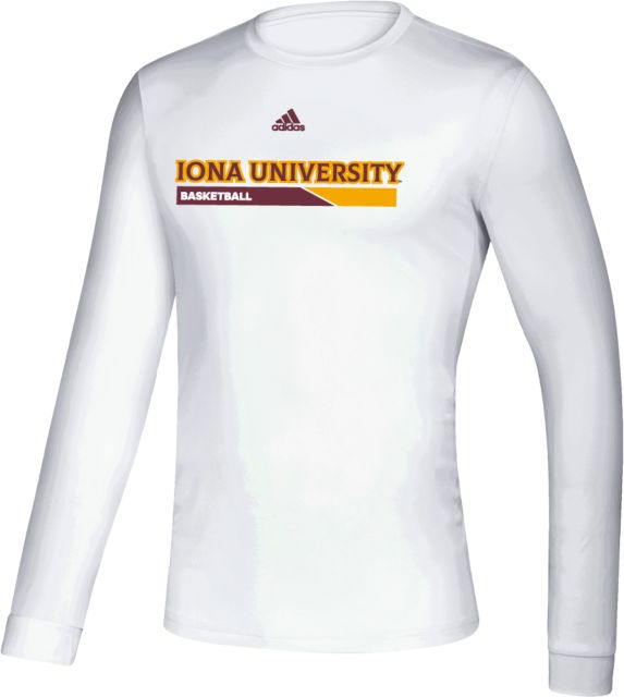 Iona Adidas Creator Performance Long Sleeve Tee Basketball Adidas - ONLINE ONLY
