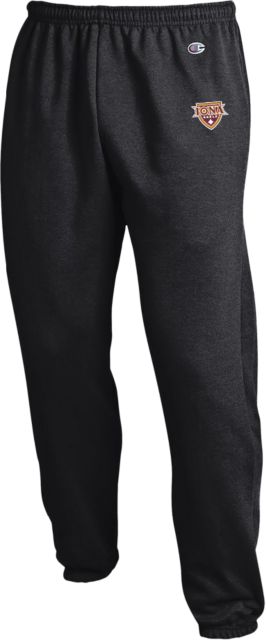 Iona Champion Banded Bottom Sweatpants Athletic Mark - ONLINE ONLY