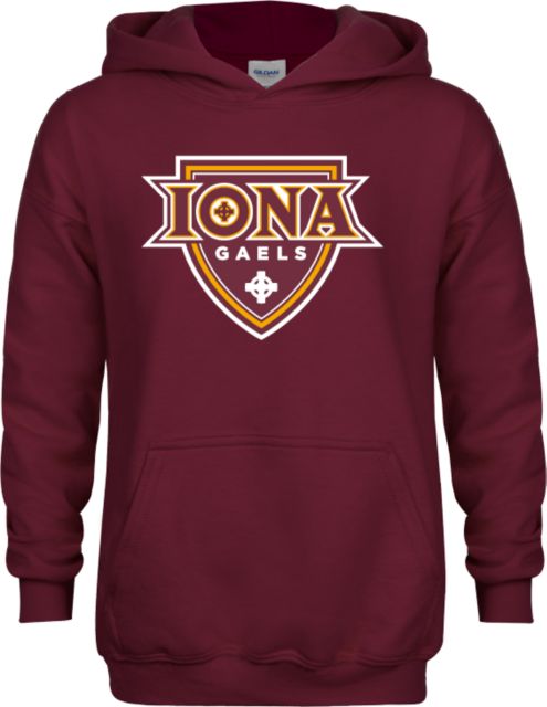 Iona Youth Fleece Hoodie Athletic Mark - ONLINE ONLY