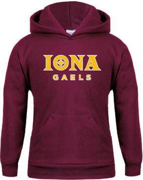 Iona Youth Fleece Hoodie Official Logo - ONLINE ONLY