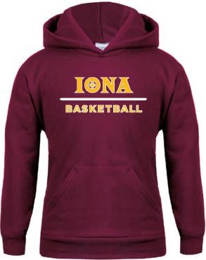 Iona Youth Fleece Hoodie Basketball - ONLINE ONLY
