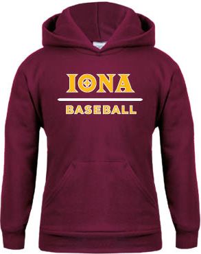 Iona Youth Fleece Hoodie Baseball - ONLINE ONLY