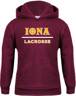 Iona Youth Fleece Hoodie Lacrosse - ONLINE ONLY
