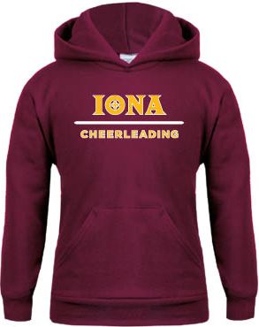 Iona Youth Fleece Hoodie Cheerleading - ONLINE ONLY
