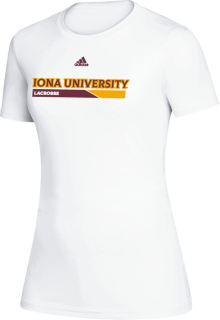 Iona Adidas Womens Creator Performance Tee Lacrosse Adidas - ONLINE ONLY