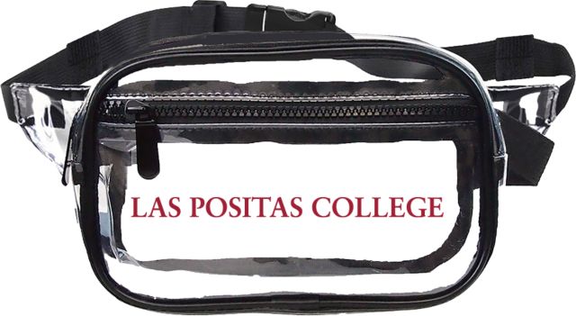 Las Positas Clear Fanny Pack Las Positas College Flat Wordmark - ONLINE ONLY