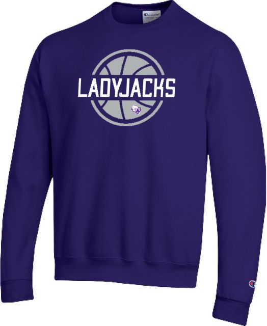 Stephen F Austin Champion Fleece Crew SFA Ladyjacks through Basketball - ONLINE ONLY