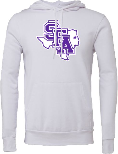 Stephen F Austin Bella + Canvas Fleece Hood SFA Primary Athletics Mark - ONLINE ONLY