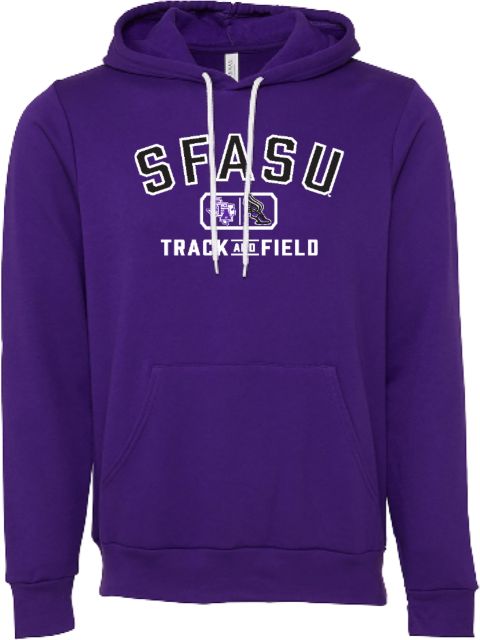 Stephen F Austin Bella + Canvas Fleece Hood SFASU Track and Field Lock Up - ONLINE ONLY
